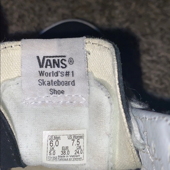 Checkered Vans Size 7.5 - Picture 4 of 4